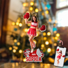 Custom Photo Cheerleading Team Christmas Gift Acrylic Ornament HA75 897344