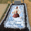 Custom Photo God Has You in His Arms Memorial Grave Blanket HA75 892788