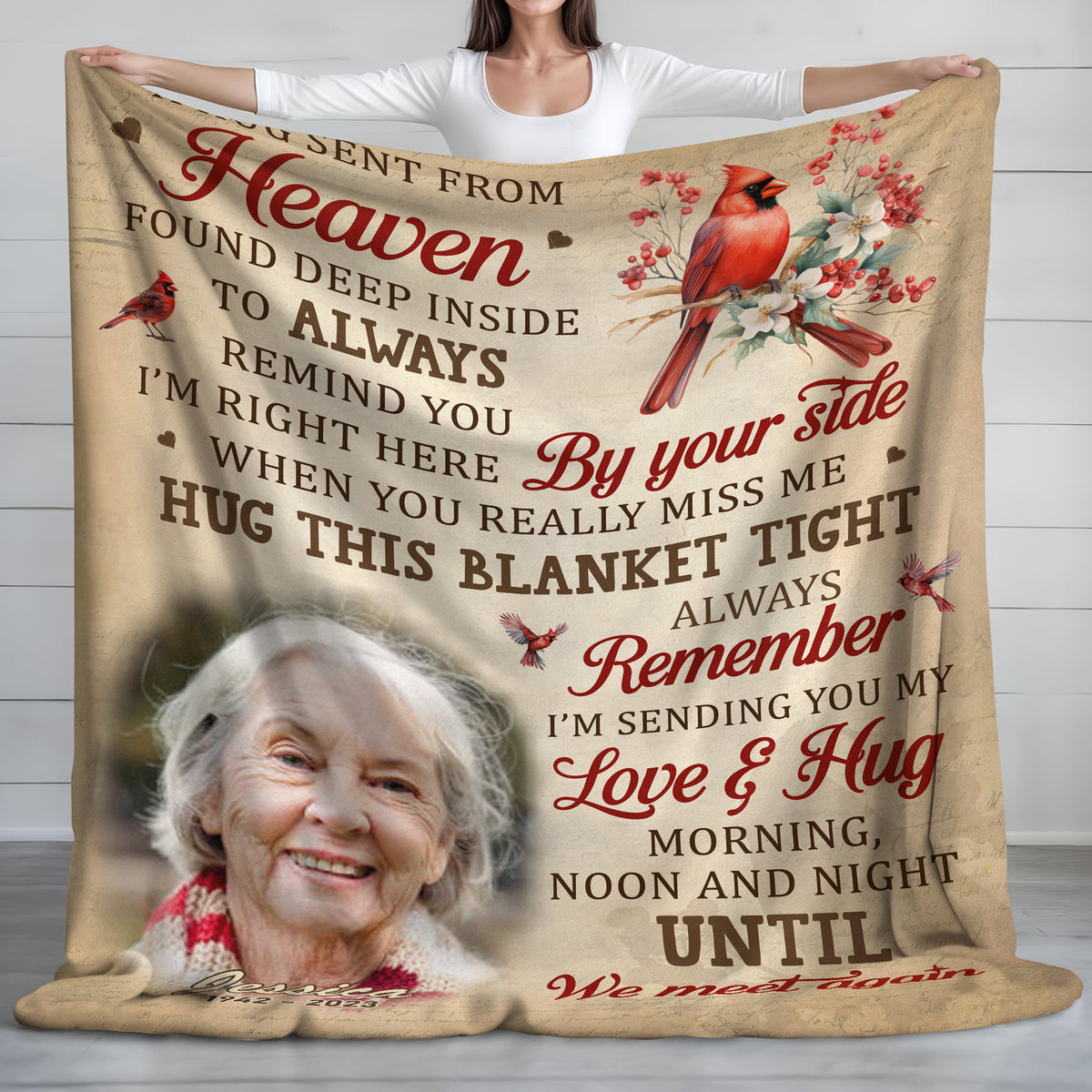 Custom Photo The Spirit Lives On Forever Blanket LM32 893989