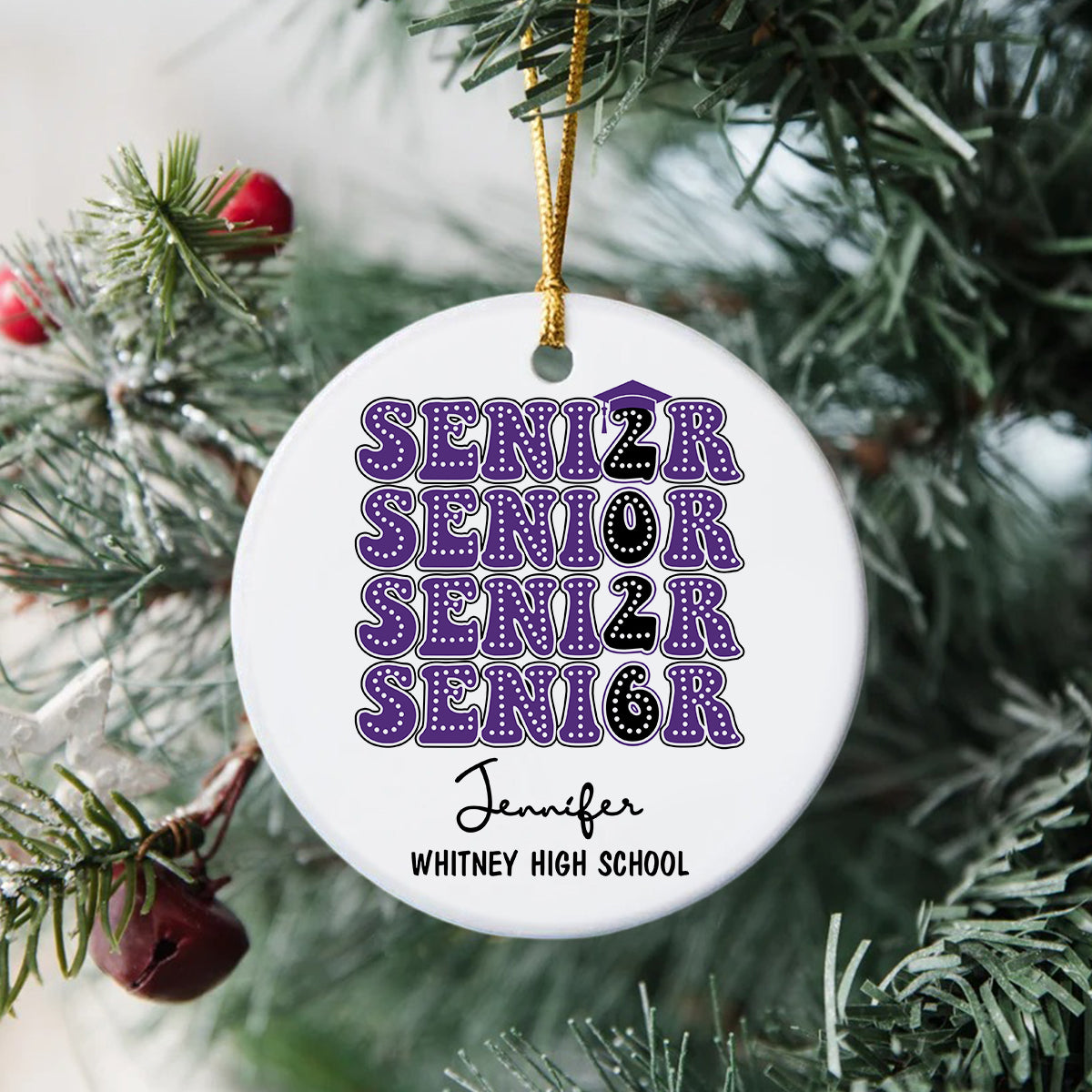 Personalized Senior 2026 Ceramic Ornament Gift For Graduation LM32 897321