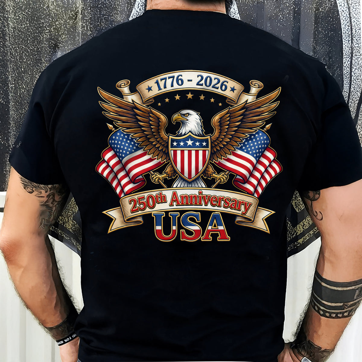 250th Anniversary USA 1776-2026 Back Shirt CH07 911066