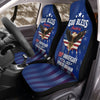 Custom Name God Bless America 250th Anniversary 1776-2026 Eagle Car Seat Cover HO82 902086