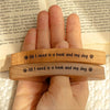 Personalized All I Need Is A Book And My Dog Engraved Book Page Holder TH10 896847