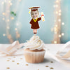 Custom Funny Face Class of 2025 Graduation Decoration Cupcake Toppers HA75 891998