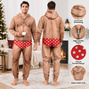 Personalized Funny Hairy Chest Men's Christmas Pattern Underwear Onesie Pajamas HO82 903686