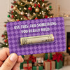 Personalized Funny Christmas Money Holder Card, Holiday Cash Gift For Family , Best Friends CH07 180484