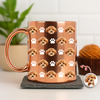 Custom Photo With Pattern Metallic Mug Gift for Dog Lovers HO82 900564