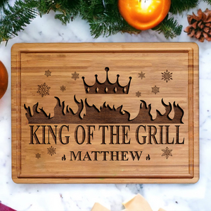 The Grillfather BBQ Engraved Cutting Board Personalized Gift For Christmas HO82 894354