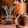 Personalized Initials In A Heart Tree Engraved Whiskey Glass Couple Gift LM32 670207