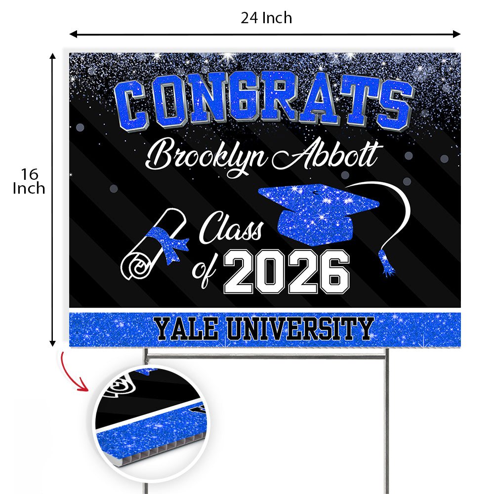 Custom Name Class Of 2026 Personalized Graduation Yard Sign HA75 920466