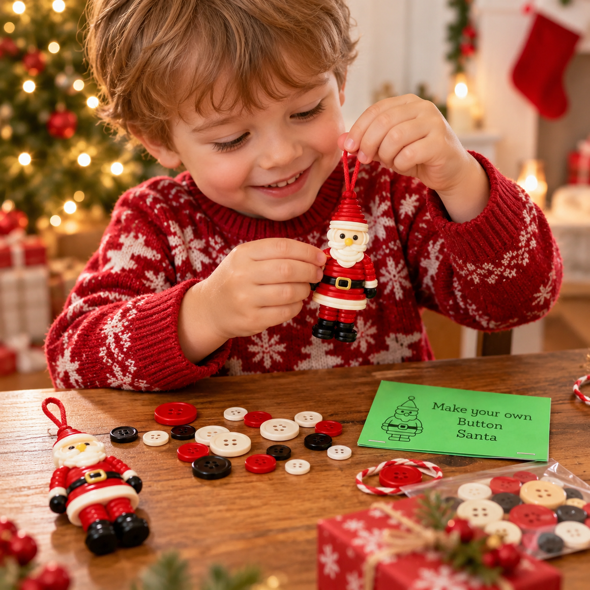 DIY Christmas Ornament Kit, Christmas Tree Decoration Craft Gift LM32 670429