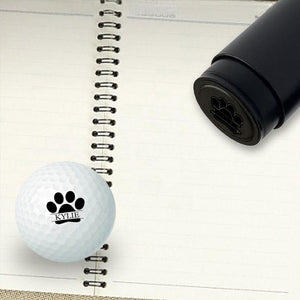 Custom Paw Print Pet Name Golf Ball Stamp Box Puppy Toy Gift Fot Pet Lovers LM32 897541