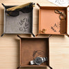 Custom Initial Name Father's Day Gift Leather Valet Tray, Catch All Tray Gifts for Dad LM32 899249