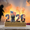 Personalized 250 Years Of Freedom 1776–2026 American Veteran Guardian Angel Acrylic Block Plaque - Veteran Gift, Patriotic Military Memorial Decor HO82 901894