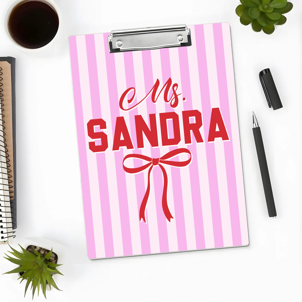 Custom Name Teacher Clipboard, Personalized Acrylic Paper, Appreciation Gift HO82 902906