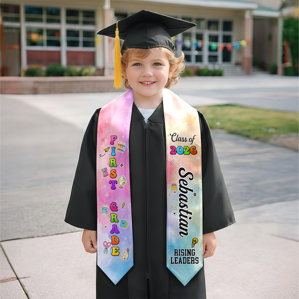 Custom Name Class Of 2026 Graduation Kid Stole HO82 901634