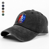 USA 250th Anniversary Rocket – America Rising Freedom Patriotic Washed Denim Baseball Cap LM32 899381