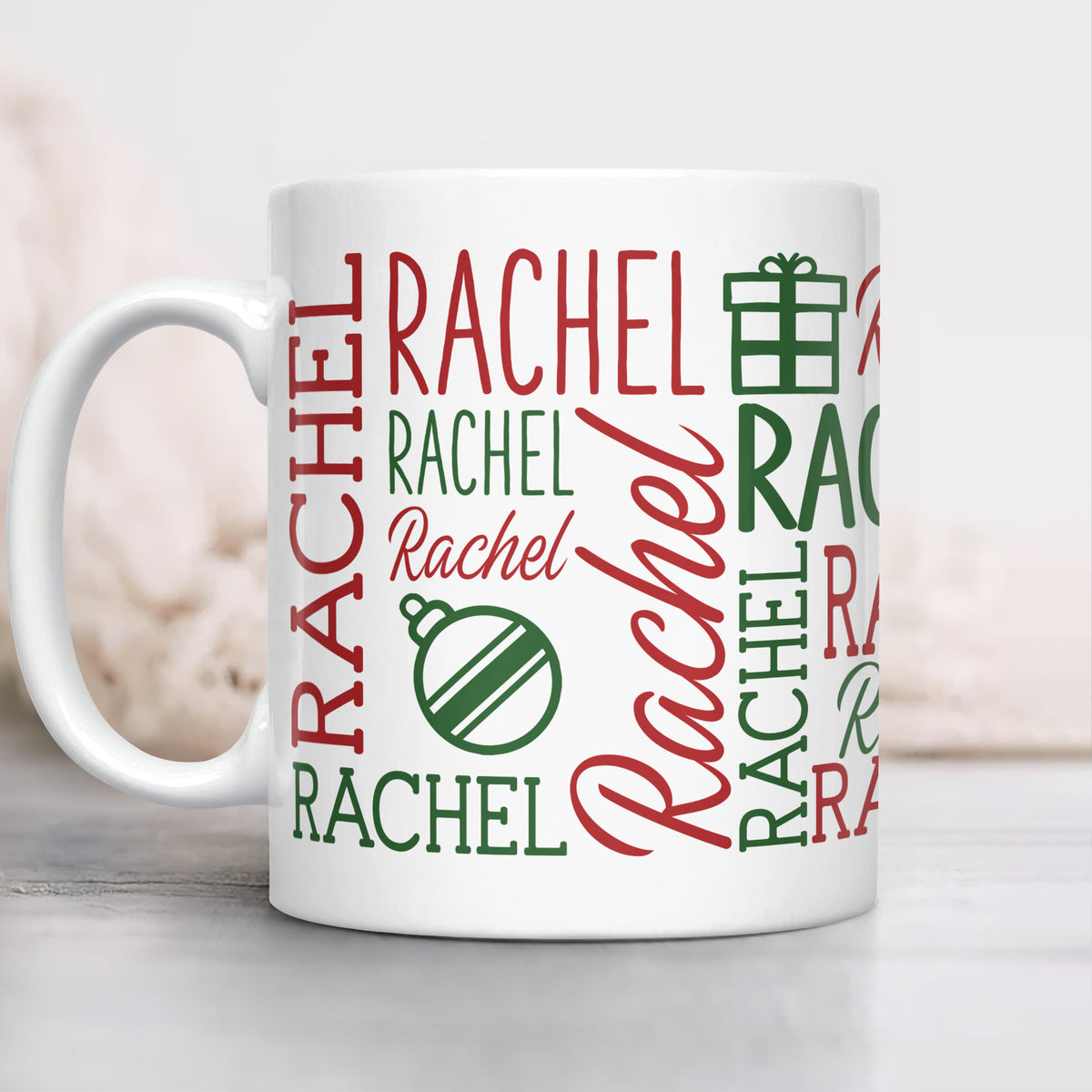 Personalized Name Christmas Mug Unique Christmas Gift for Family and Friends TH10 171383