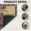 Personalized USA 250th Birthday Faux Yarn Pattern Doormat - 2D Printed Not Embroidered Patriotic America Decor HO82 901576