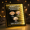 Custom Photo Life Would Be Boring Without Me Dog Infinity Mirror Light Box - Mother's Day Gift, Dog Mom Gift HO82 901622