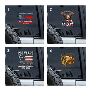 USA 250th Anniversary Car Window Decal Sticker TH10 898345