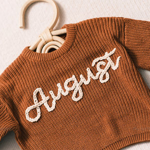 Custom Name Personalized Embroidered Baby Sweater A Treasured Gift to Your Little One HA75 898276