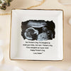 Personalized Baby Ultrasound Jewelry Dish – Pregnancy Announcement Gift, First Mother’s Day Gift from Bump LM32 899795