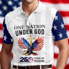 Personalized One Nation Under God America 250th 1776-2026 Polo Shirt LM32 899607
