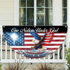 Personalized One Nation Under God 1776–2026 Semiquincentennial Non-Pleated Fan Flag HO82 901308
