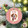Custom Pet Photo Vintage Ceramic Ornament Gift For Pet Lovers LM32 669755