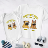Baby Protected By Dogs Personalized Baby Onesie HA75 892142