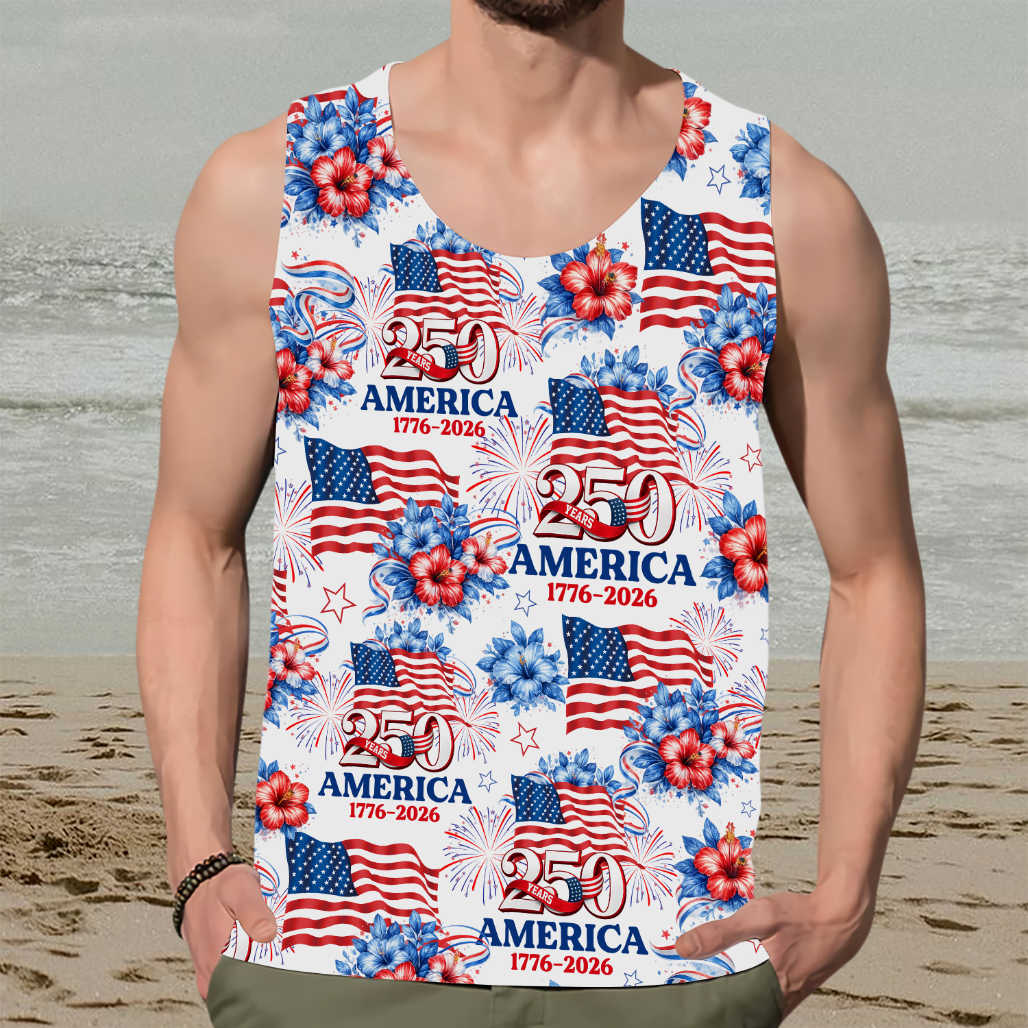 250 Years America 1776-2026 Patriotic Tanktop TH10 169241