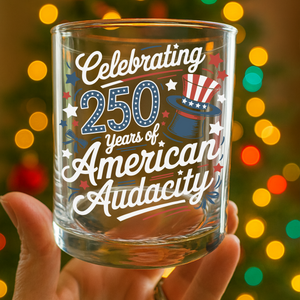 250 Years America 250th Anniversary USA 4th of July Whiskey Glass HO82 894814