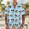 Custom Dog Photo Personalized Cute Puppy Hawaii Shirt For Dog Lovers CH07 911044