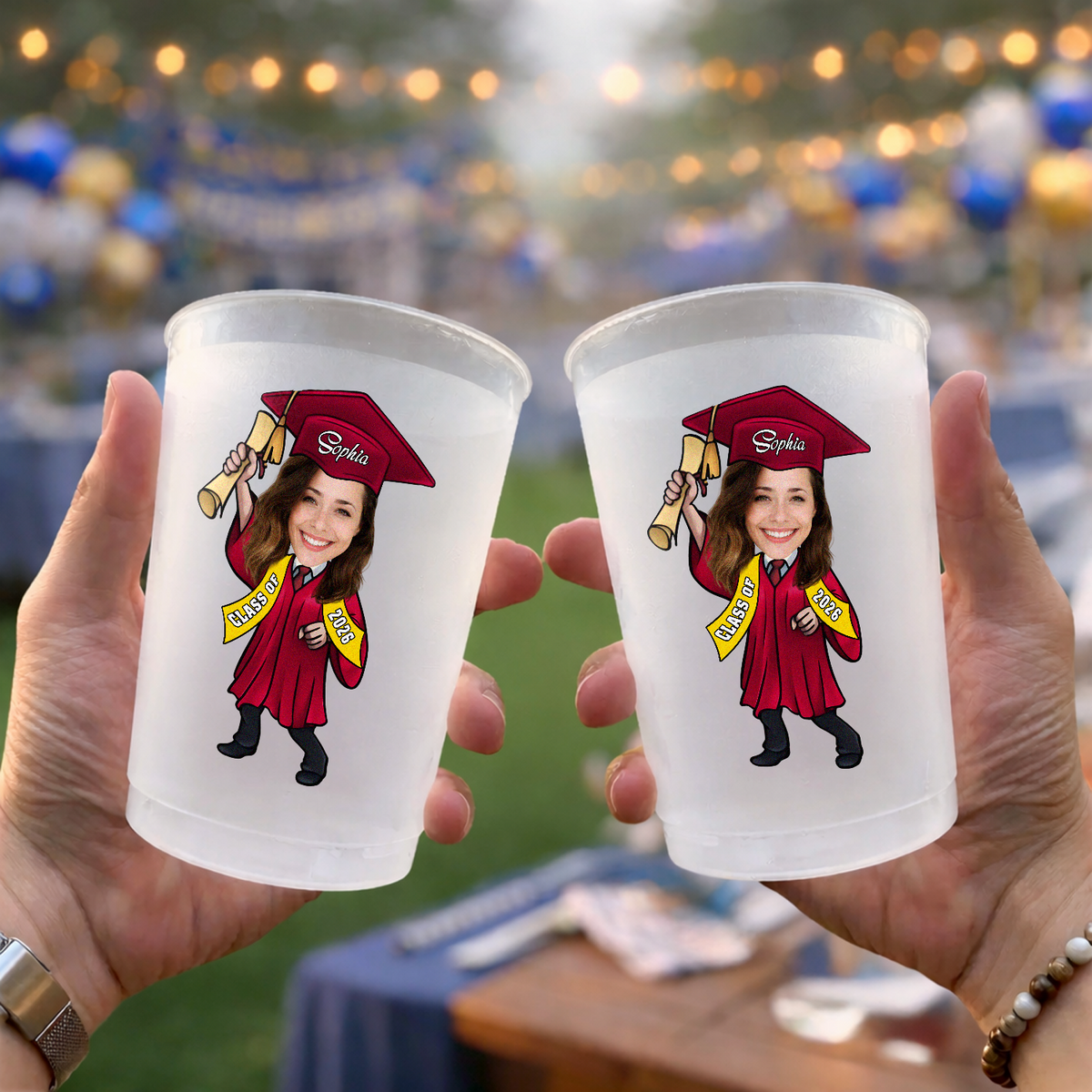 Custom Funny Photo Graduate Personalized Class of 2026 Day Cups CH07 911218