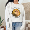 Custom Cartoon Photo Just A Girl Who Loves Dogs Sleeve Personalized Printed Sweatshirt LM32 893855