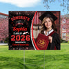 Custom Photo Class Of 2026 Personalized Graduation Yard Sign HA75 920462