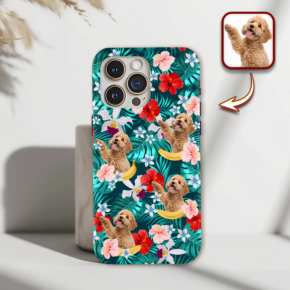 Custom Photo Tropical Style Dog Cat Phone Case HA75 920230