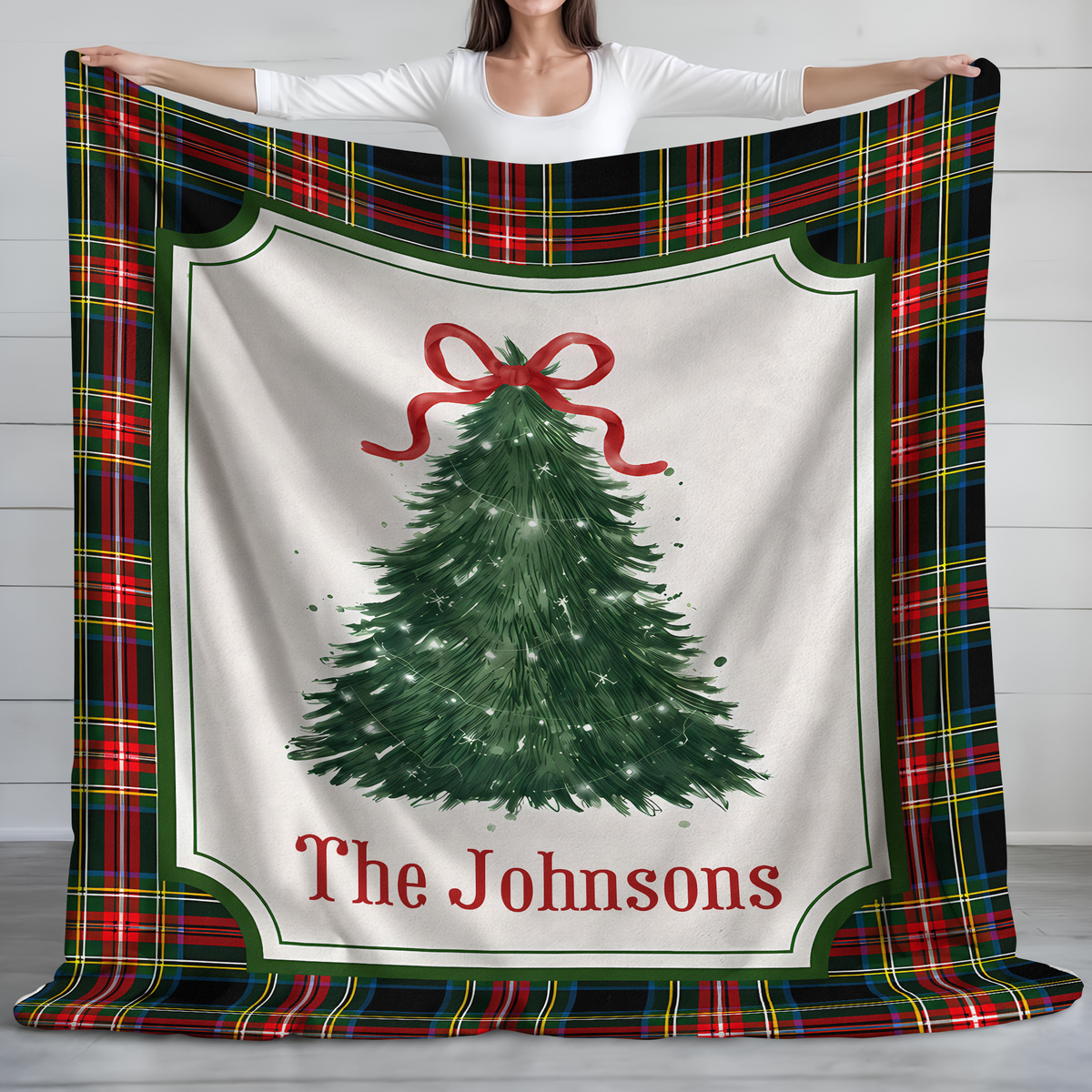 Personalized Custom Family Name Blanket For Christmas TH10 170873