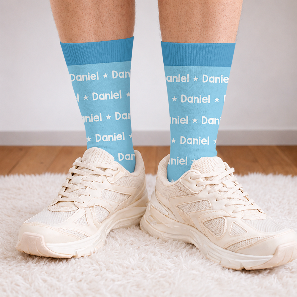 Custom Name Crew Socks - Personalized Gift for Friends And Family TH10 171365