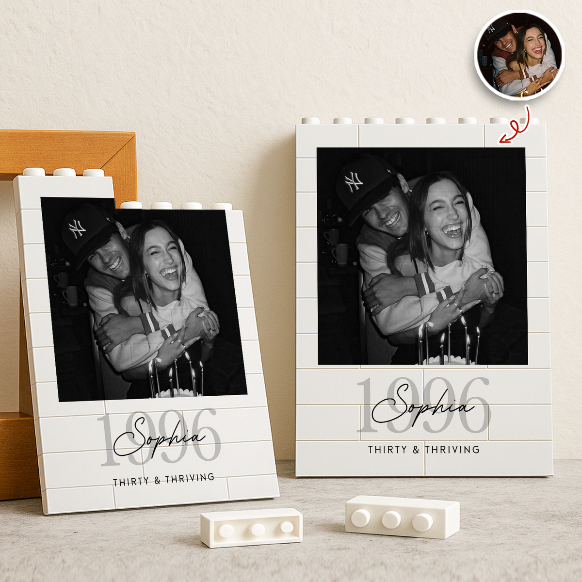 Custom Photo Building Brick Blocks Birthday Gift For Him Her LM32 669475
