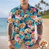 Custom Face Photo Tropical Aloha Hawaii Shirt TH10 169449