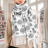 Personalized Dog Chinoiserie Toile De Jouy Style Scarf HO82 900758