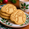 Personalized Name Sports Christmas Custom Shaped Cookie Stamp HA75 919650