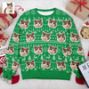 Custom Cat Photo Have A Pawesome Christmas Ugly Sweater TH10 896293