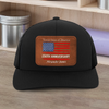 Custom Name USA 250th Anniversary America Flag Leather Patch Hat HO82 902306