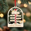 Custom Family Name Xmas Wood And Acrylic Ornament CH07 896936