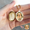 Custom Photo This Human Belongs To Dog Cat Locket Necklace HA75 892990