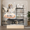 Your Wings Were Ready But My Heart Was Not Custom Pet Photo Acrylic Collar Frame Memorial Gift CH07 896080