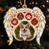 Custom Pet Photo Christmas Memorial Acrylic Ornament Gifts For Dog And Cat Lovers TH10 171605